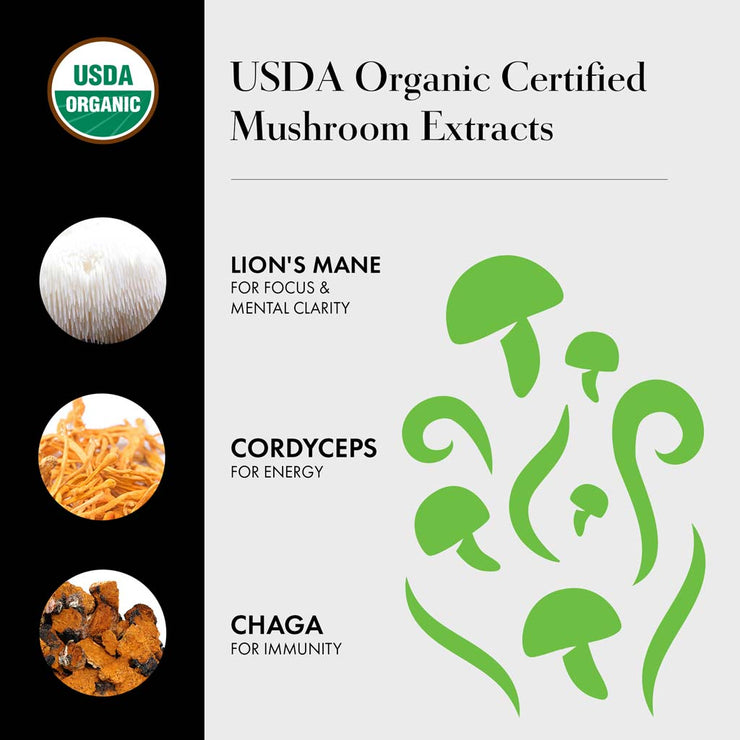 Organic Medium Roast Mushroom Coffee K Cups